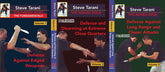 3 DVD SET Naked Edge Knife Blade Close Quarters Street Defense - Steve Tarani